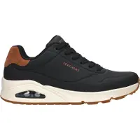 SKECHERS para homem. 183004 Sapatilhas Uno Suited On Air preto (40), Plano, Cordão, Casual
