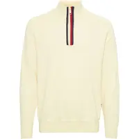 FQ1924 Pullover 'Kyle' azul noturno / vermelho / branco casca de ovo