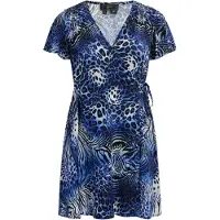 Faina Vestido azul / azul claro / preto / offwhite