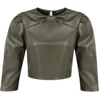 Faina Blusa verde escuro