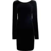 Faina Vestido de cocktail preto