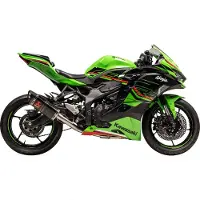 Akrapovic Sistema De Linha Completa Não Homologado Racing Line Kawasaki Zx-4r S-k2r3-apc