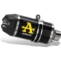 Arrow Silenciador Homologado Indy Race Aluminium Dark With Carbon End Cap Ktm Duke 125/390 ´21-23