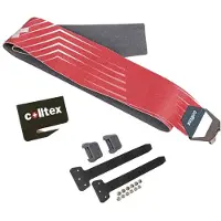 Colltex - Peles para ski travessia - Sad Lucendro Hexagon + Camlock para Unissexo - Tamanho 120 mm - Vermelho