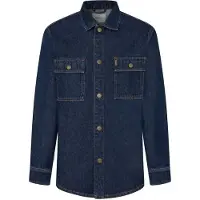 Pepe Jeans para homem. PM308585CU4 Camisola exterior descontraída (S), Casual, Algodão, Manga comprida, Sustentável, Marinho