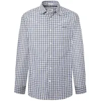 Pepe Jeans para homem. PM308717 Camisa Mauro azul-marinho (L), Casual, Algodão, Manga comprida, Sustentável