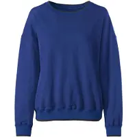 HEINE Sweatshirt genciana / cinzento escuro