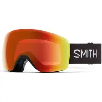 Smith - Máscaras ski - Skyline Black Chromapop Everyday Red Mirror para Unissexo - Preto