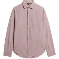 Superdry para homem. M4010860A Camisa casual de manga comprida cor-de-rosa (XXL), Algodão