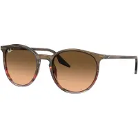 Ray-Ban - Marcas - RB2204 Polished Striped Brown Red Pink Black para Unissexo - Castanho
