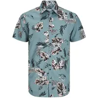Jack & Jones Camisa De Manga Curta Oshua Floral