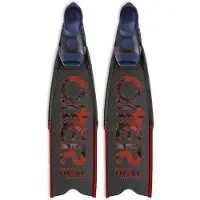 OMER Nadadeiras De Pesca Submarina Stingray Dual Carbon Small