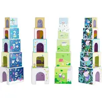 Pipsa Possu Cubos Empilháveis Com 5 Figuras