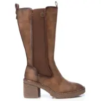 Refresh para mulher. 17200902-TAUPE Botas 172009 castanhas (38), Marrom, 5 a 8cm, Zíper, Casual
