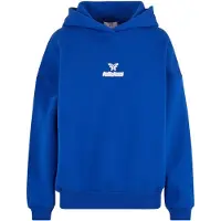 FELICIOUS Sweatshirt azul escuro / branco