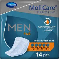 Hartmann Premium Men Pad 5 Gotas Protector Masculino 14 Unidades Molicare
