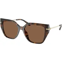 Michael Kors Óculos de sol 'ST. BARTHS' bege escuro / castanho / caril