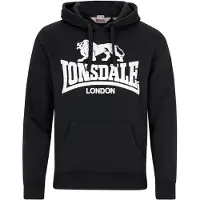 Lonsdale Sweatshirt 'Gosports 2' preto / branco