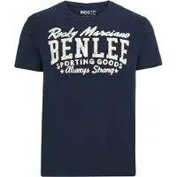 Benlee Camisa azul escuro / branco