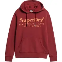 Superdry para homem. M2013690A Sweatshirt Tonal Venue vermelho (L), Casual, Algodão