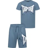 TAPOUT Fato de treino 'Dunlab' azul pombo / branco