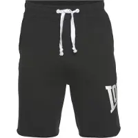 Lonsdale Calças 'Polbathic' preto / branco