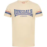 Lonsdale Camisa 'Creich' areia / genciana / vermelho