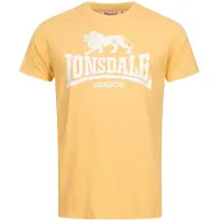 Lonsdale Camisa 'St. Erney' amarelo pastel / branco