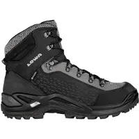 Lowa - Sapatos caminhada quentes - Renegade Warm GTX Mid Black/Grey para Homem - Tamanho 7 UK - Preto