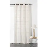 Linder Solingen Cortinados JULIETTE CARREAU - Bege - 135x260 cm