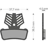 Brenta Ciclo Pastilhas De Freio A Disco Light Tech Xo-elixir Trail/rsc/r/t Avid/sram