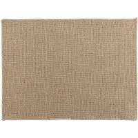Douceur d'intérieur Conjunto de mesa 2 SETS DE TABLE 33 x 45 CM JUTE UNI LENY X2 - Cáqui - 33x45 cm