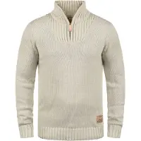 !Solid Pullover 'Petro' castanho / greige
