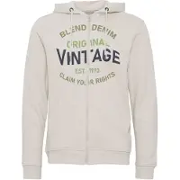 Blend Casaco em moletão cinzento claro / verde / preto
