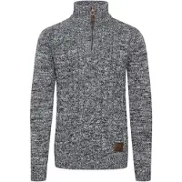!Solid Pullover 'Pankraz' azul / azulado