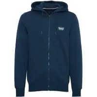 Blend Casaco em moletão 'Kaylon' genciana / azul claro / branco