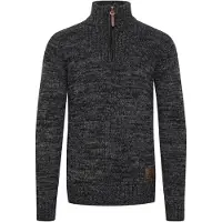 !Solid Pullover 'Philostrate' castanho / cinzento / preto