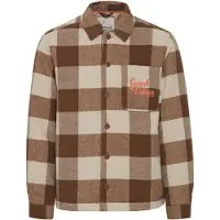 Blend Casaco meia-estação creme / castanho / acastanhado / laranja