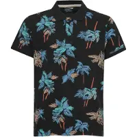 Blend Camisa turquesa / azul claro / laranja / vermelho escuro / preto