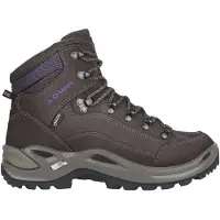 Lowa - Calçado caminhada mulher - Renegade GTX Mid Ws Slate/Blackberry para Mulher - Tamanho 4 UK - Castanho