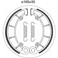 SBS Sapata De Freio P2046
