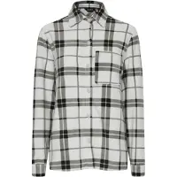 Oxmo Casaco de velo 'Chia' cinzento / preto / branco