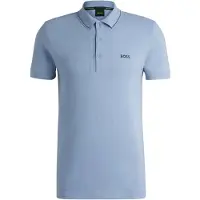 BOSS para homem. 50506195 Polo Paule4 azul (S), Casual, Algodão, Manga curta