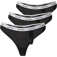 Calvin Klein Tanga 000qd5209e 3 Unidades