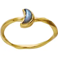 Maanesten Anel 'DORIS' azul / ouro