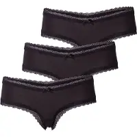Hunkemoller Tanga 'London' preto