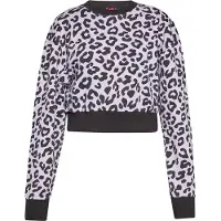 Swirly Sweatshirt roxo claro / preto