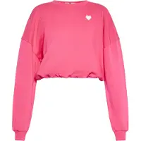 Swirly Sweatshirt amora / branco