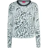 Swirly Pullover preto / branco