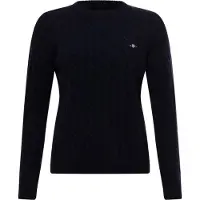 Gant para mulher. 4805315 Camisola Eights azul-marinho (S), Casual, Lã